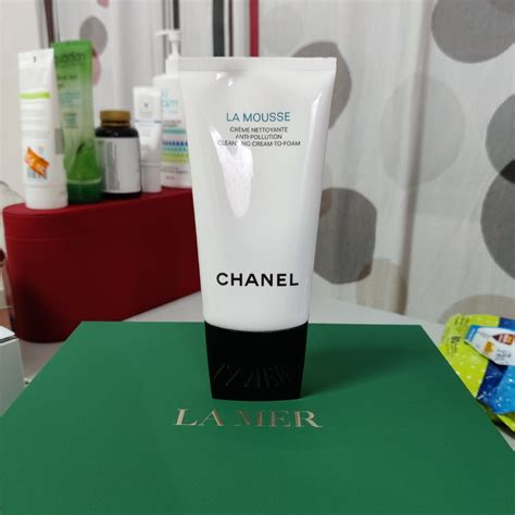 chanel cleanser la mousse|chanel anti pollution cleansing gel.